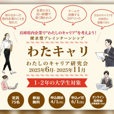 探求型プレインターンシップ「わたしのキャリア研究会」